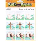 Stickers - Easter (Cross, Lamb And Tomb)